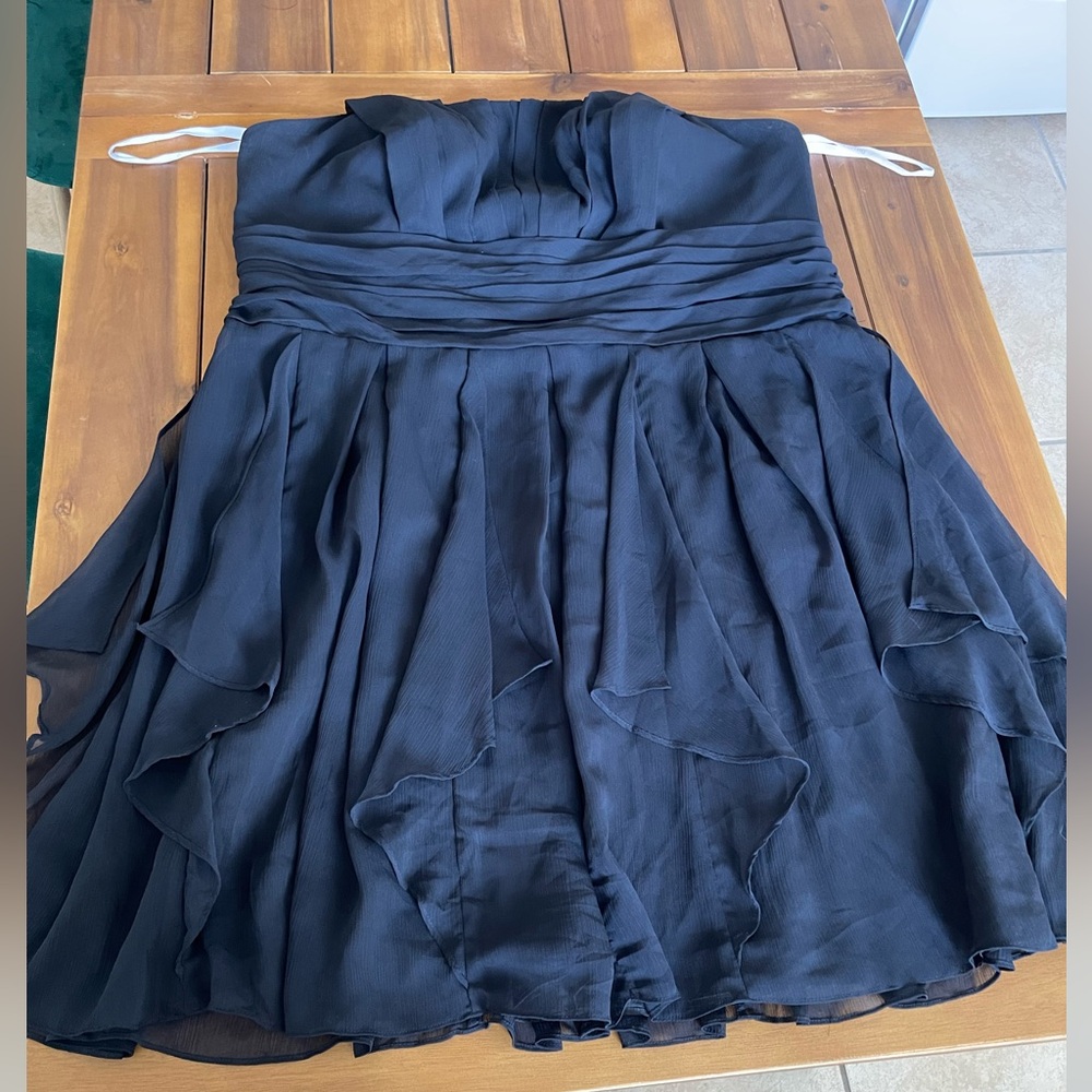 David's Bridal Midnight Strapless Dress
